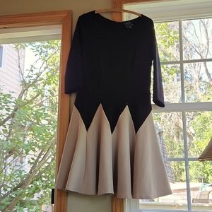 Gabby Skye fit and flare skater skirt dress